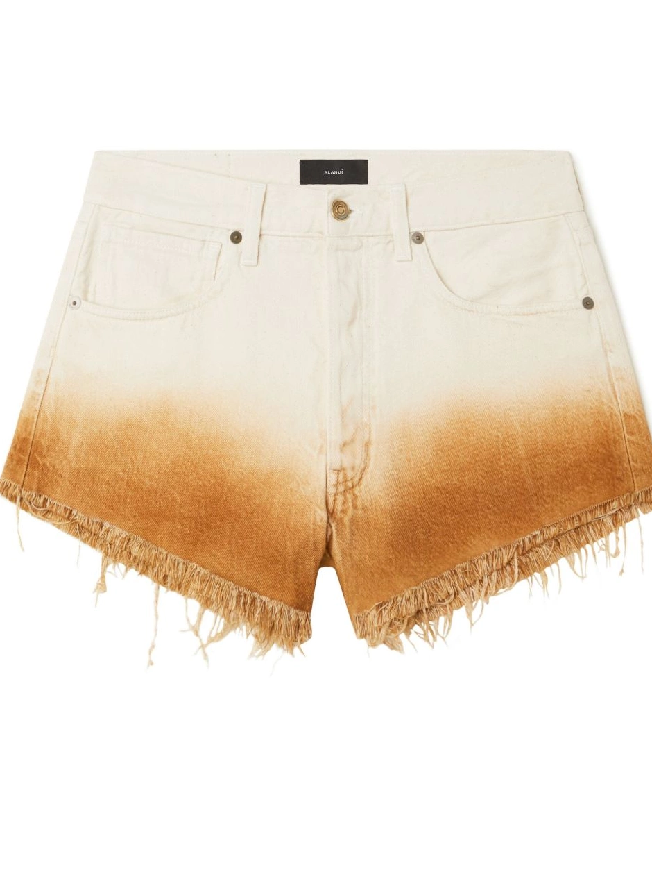 denim Hues Women Alanui Bright gradient shorts 0821